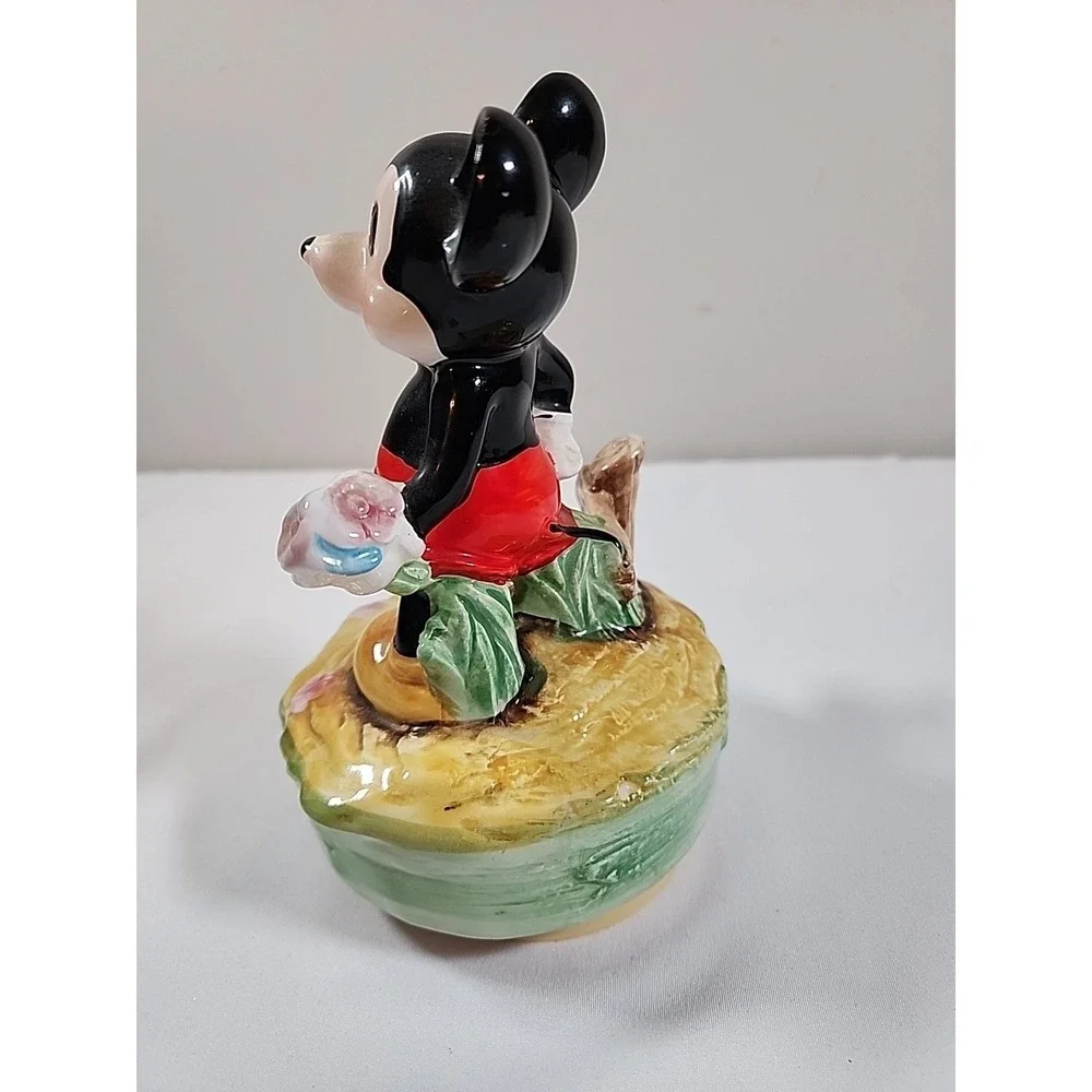 Vintage Schmid Mickey Mouse Music Box 